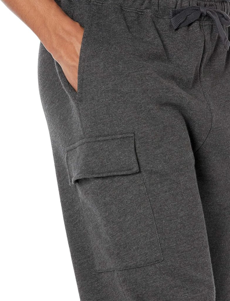Amazon Essentials Mens Cargo Fleece Sweatpant