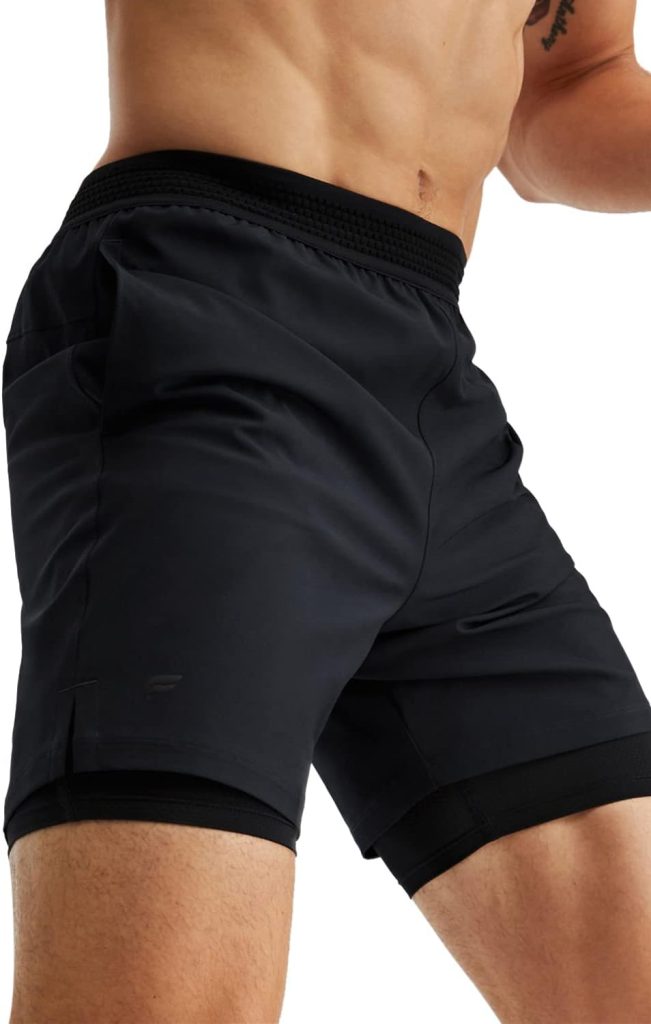 Fabletics Mens The Fundamental Short (Lined), Workout, Running, Training, Gym, Yoga, Ultra Lightweight, Athletic