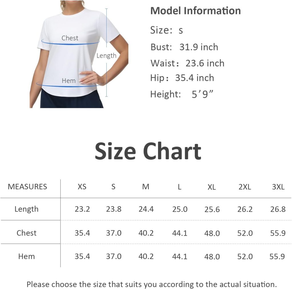 THE GYM PEOPLE Womens Workout Short Sleeve Breathable T-Shirts Athletic Yoga Tee Tops
