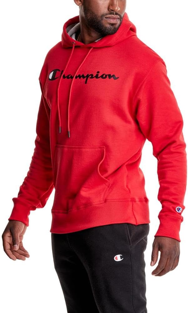 Champion Mens Hoodie, Powerblend, Fleece, Comfortable Sweatshirt for Men (Reg. Or Big  Tall)