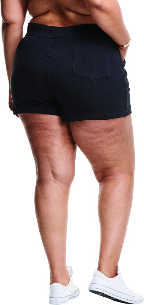 Champion Womens Plus Size Shorts French Terry Shorts, Comfortable Plus Size Gym Shorts for Women