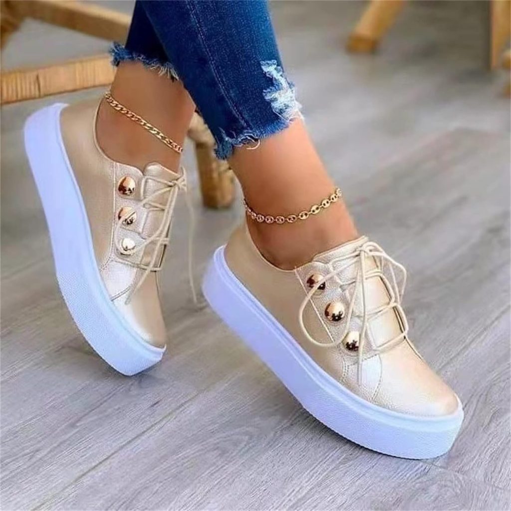 Ladmiple Shoes for Women Sneakers Trendy Slip on Canvas Walking Shoes Fashion Casual Summer Comfortable Flats Loafers