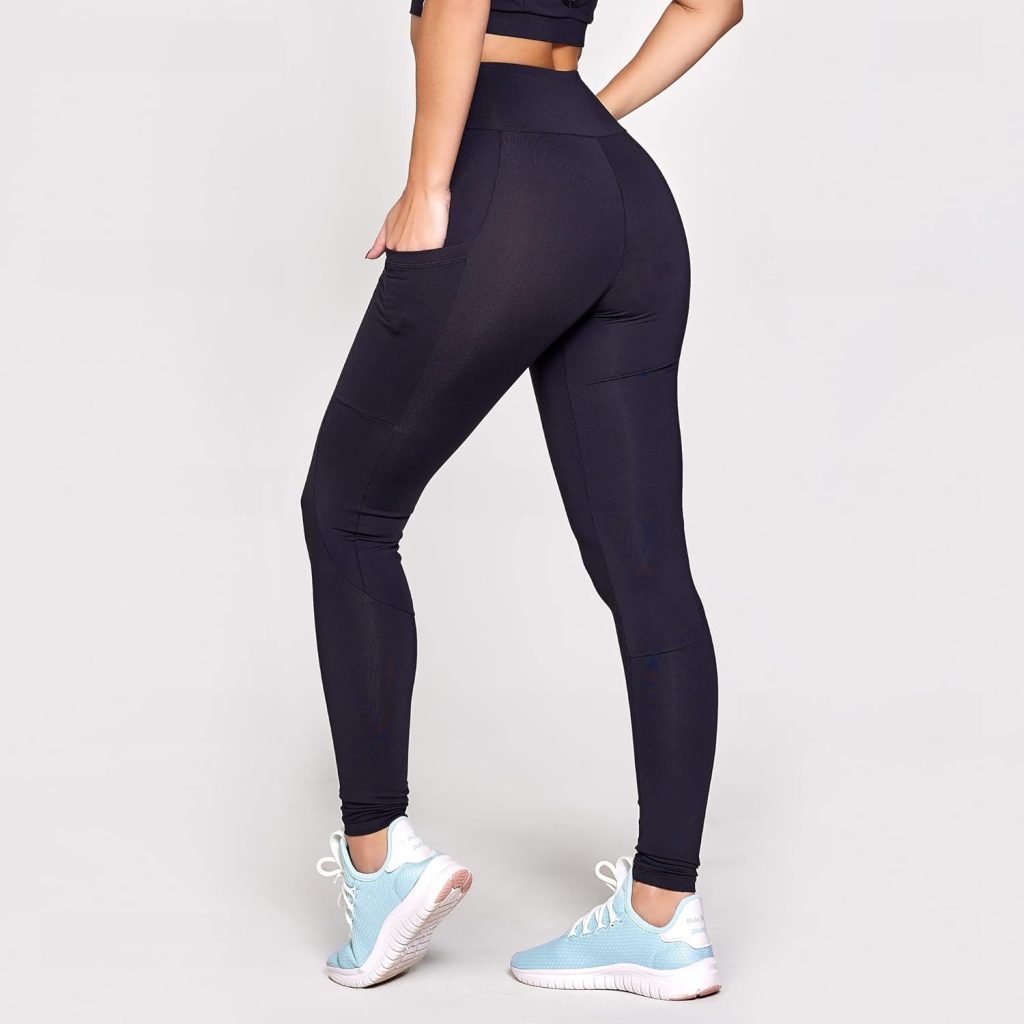 Womens Workout Outfits 2 Pieces, Side pockets, Yoga Set Gym Exercise, Leggings, Fitness Activewear, Brazilian quality.