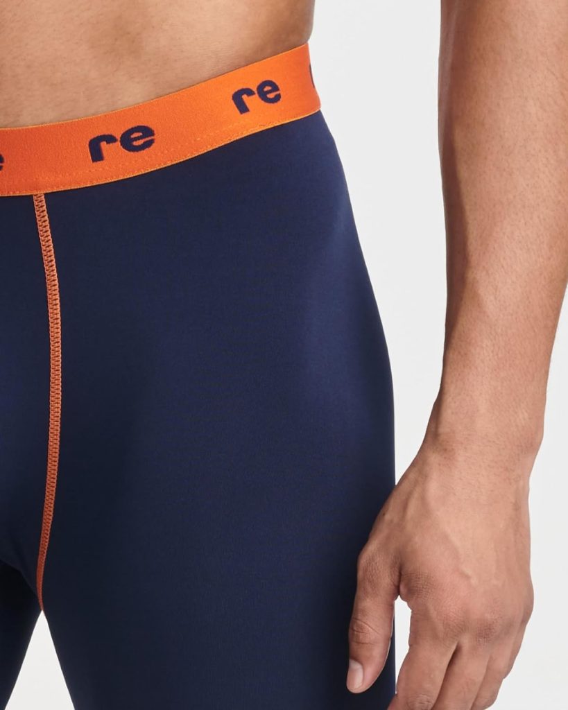 Real Essentials 5 Pack: Mens Compression Shorts - Quick Dry Performance Active Underwear (Available in Big  Tall)